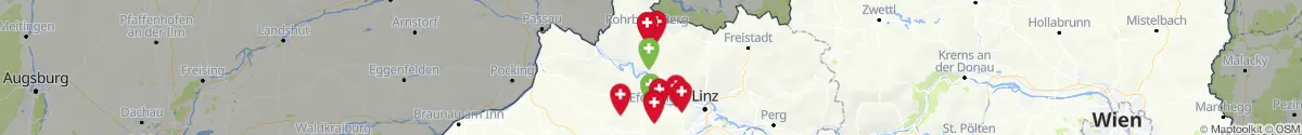 Map view for Pharmacies emergency services nearby Kleinzell im Mühlkreis (Rohrbach, Oberösterreich)